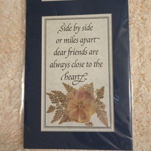 NWT~ Limited Edition Framed Print ~ The Bond Between Dear Friends (6" X 12")
